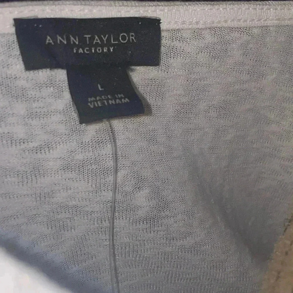 Ann Taylor Factory Linen Shirt NWT - Picture 5 of 5